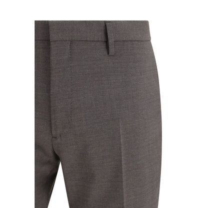 Traje de dos piezas de lana gris de Dsquared²