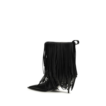 Botines Balenciaga de Piel de Becerro Negra Bos Taurus