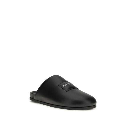 Mules Givenchy de piel de becerro negra Bos Taurus