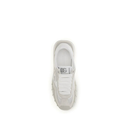 Zapatillas deportivas Dolce & Gabbana de piel de becerro blanca (Bos Taurus)