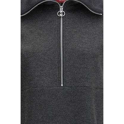 Robe décontractée en coton gris Gucci