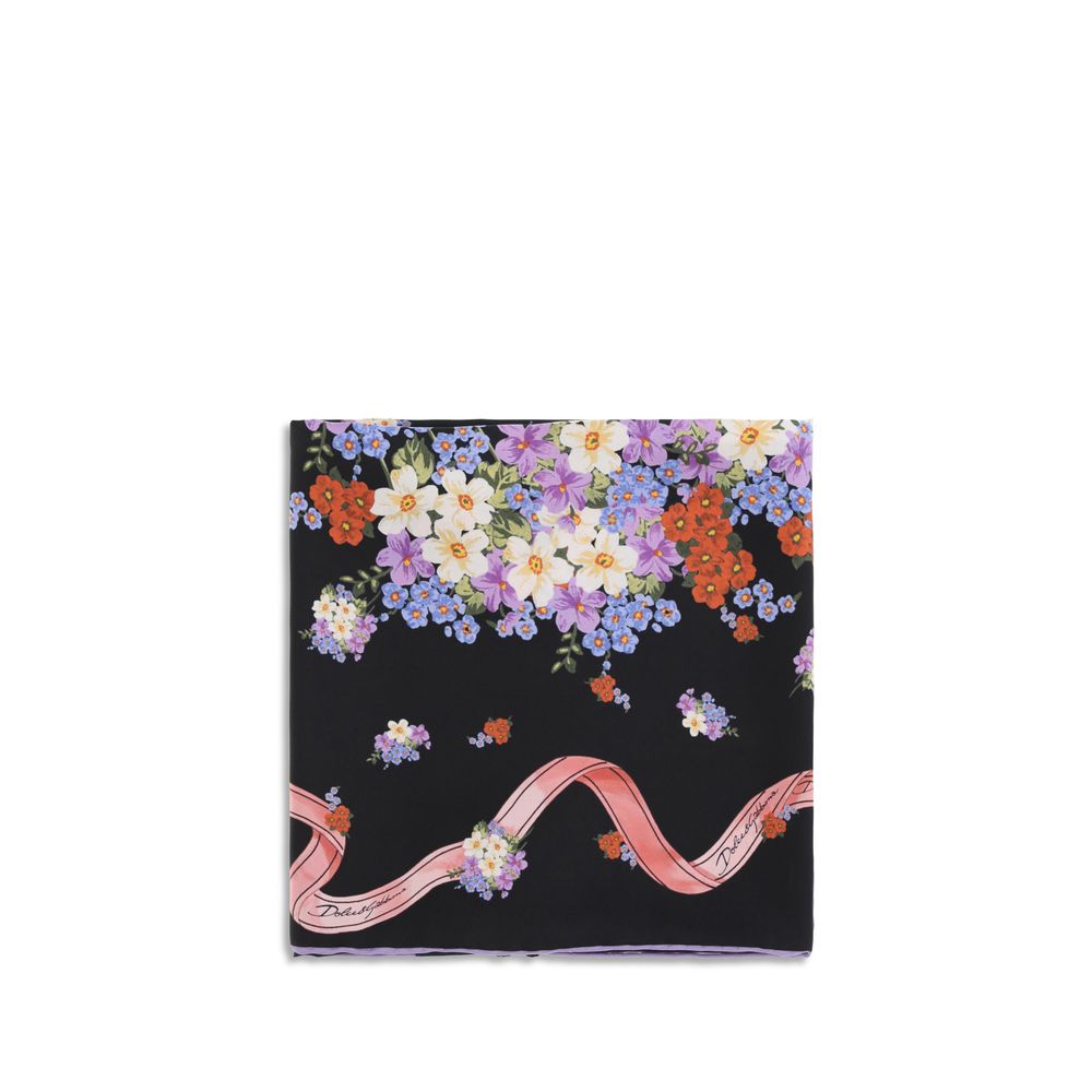 Pañuelo de seda multicolor Dolce & Gabbana