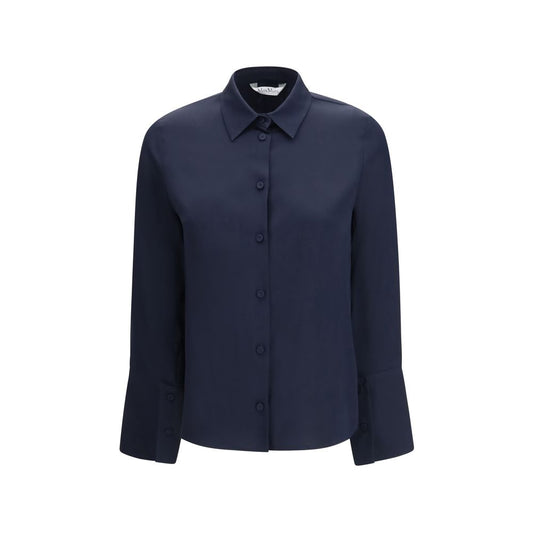 Camisa de seda pura Max Mara azul