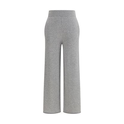 Pantalones Max Mara de Cachemira Beige Puro