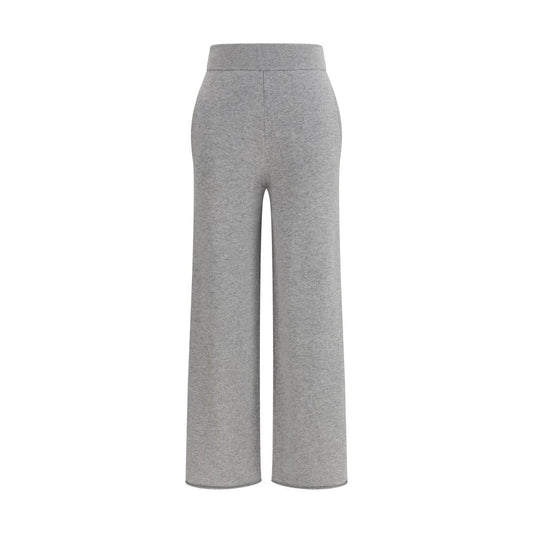 Pantalones Max Mara de Cachemira Beige Puro