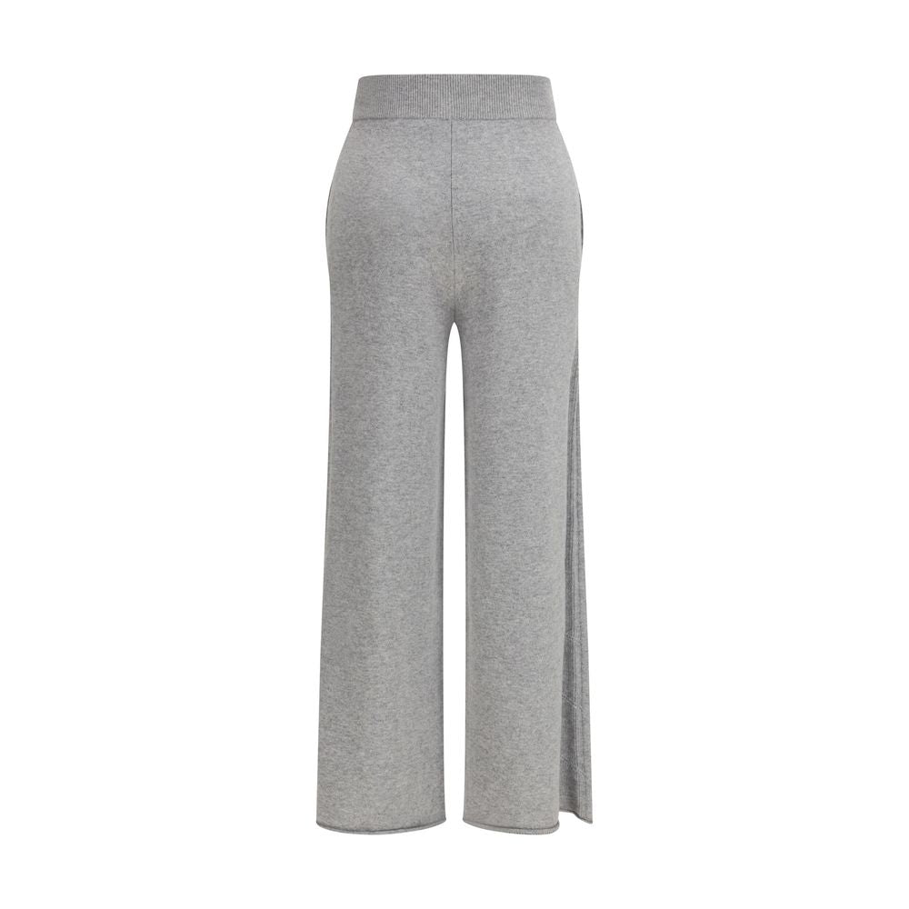 Pantalones Max Mara de Cachemira Beige Puro