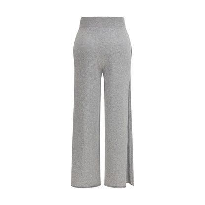 Pantalones Max Mara de Cachemira Beige Puro