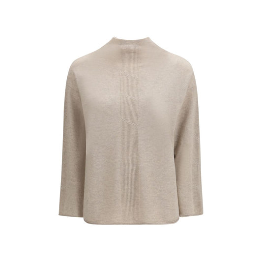 Suéter Max Mara de Cachemir Beige Puro