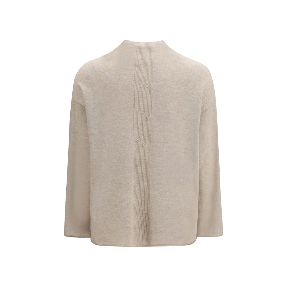 Suéter Max Mara de Cachemir Beige Puro