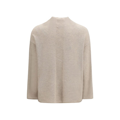 Suéter Max Mara de Cachemir Beige Puro