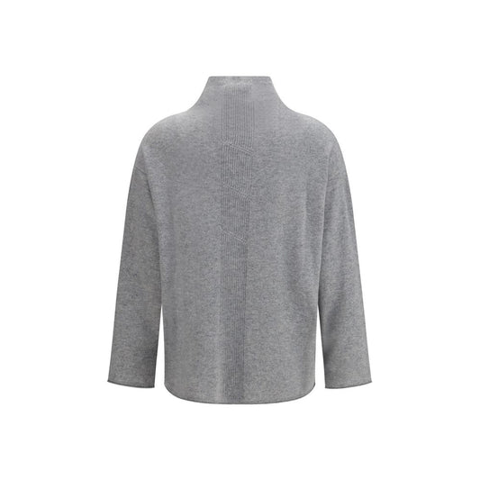 Suéter de cachemira gris puro Max Mara