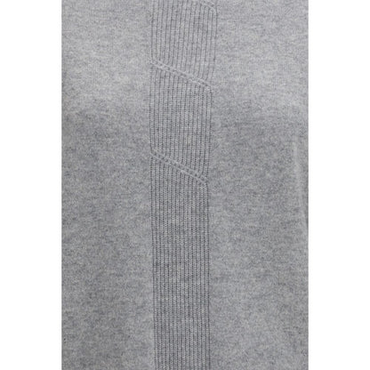 Suéter de cachemira gris puro Max Mara