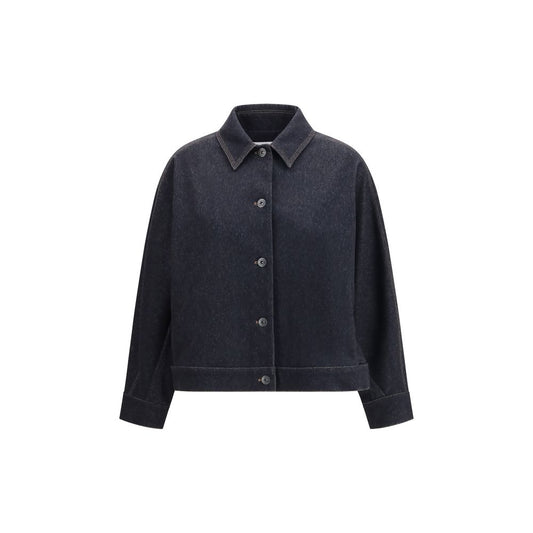 Chaqueta vaquera Max Mara de algodón puro azul