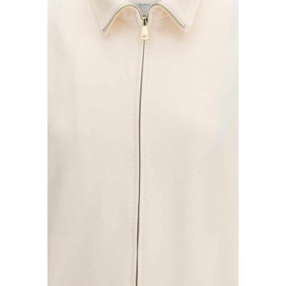 Chaqueta Max Mara de poliamida pura color beige
