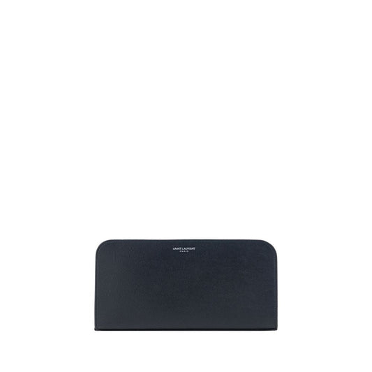 Cartera Saint Laurent de Piel de Becerro Negra Bos Taurus