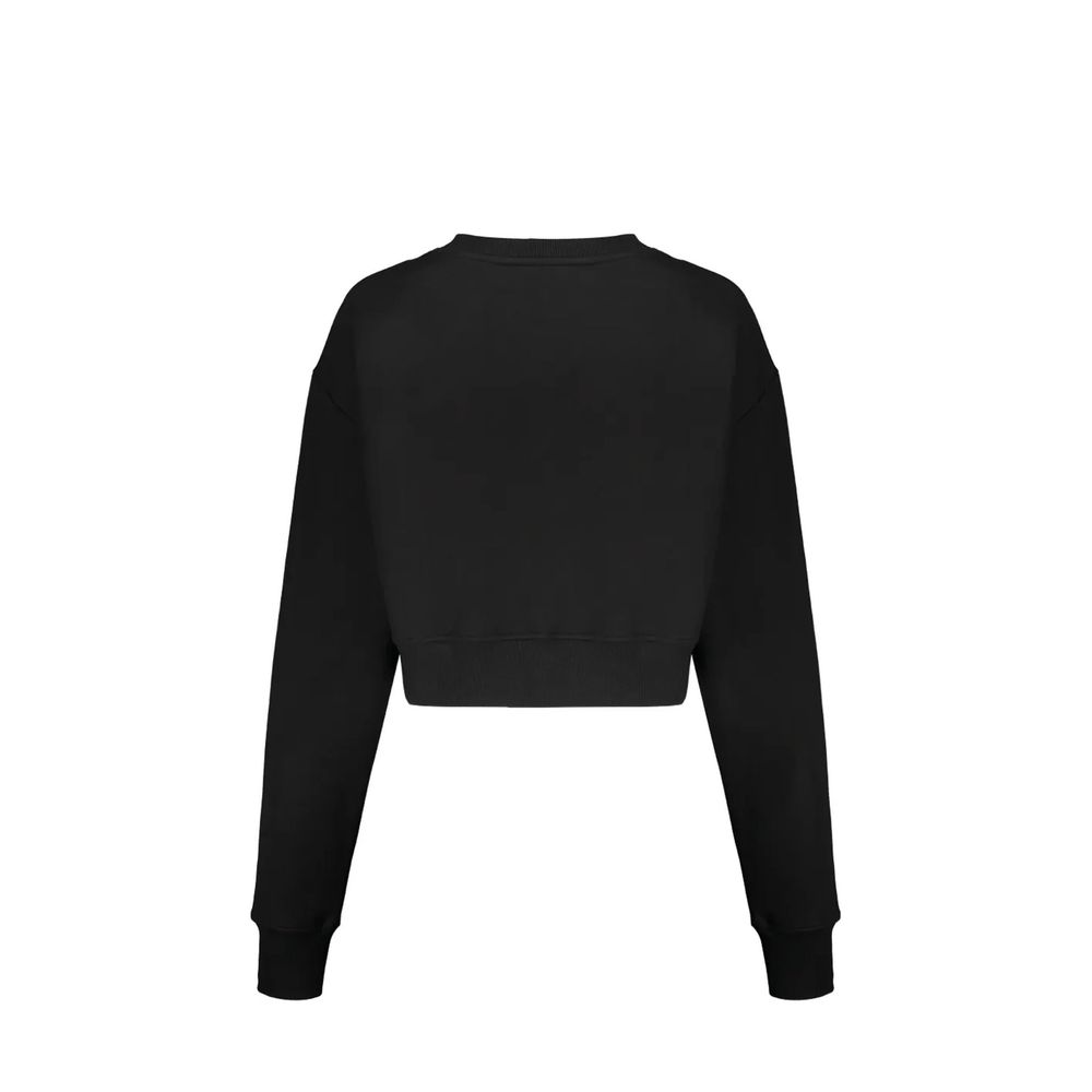 Sudadera Balmain de algodón negra