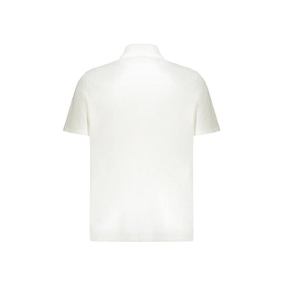 Polo de algodón blanco Balmain