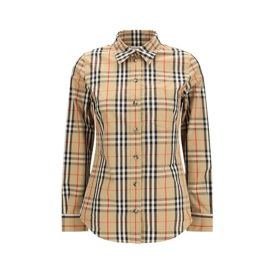 Camisa Burberry de algodón con estampado multicolor