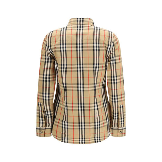 Camisa Burberry de algodón con estampado multicolor