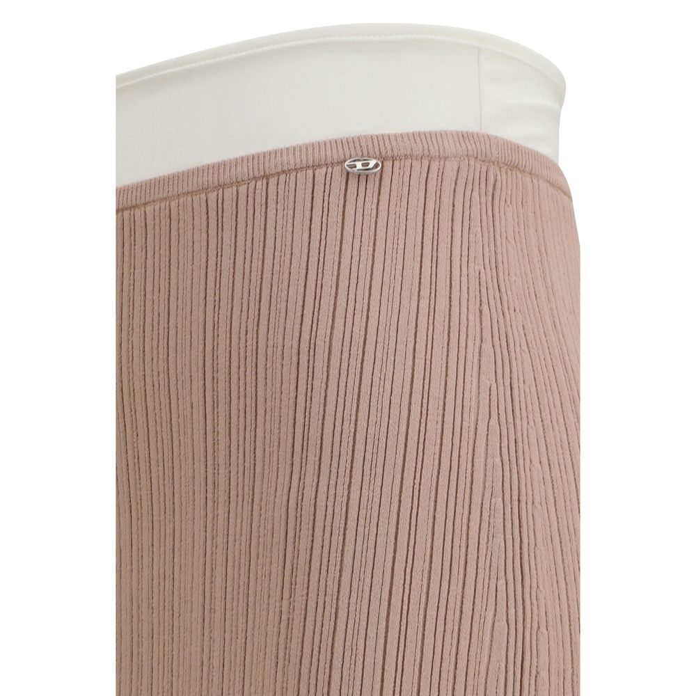 Falda midi de viscosa multicolor Diesel