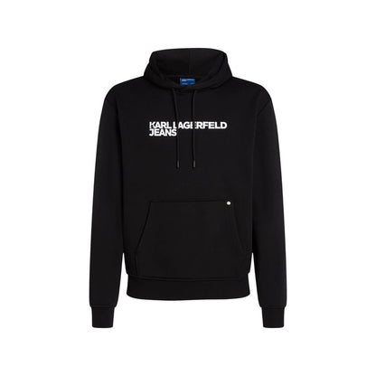 Karl Lagerfeld Sweatshirt Noir Coton - Confort Fonctionnel