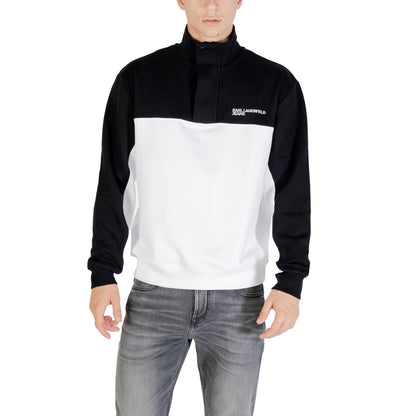 Sudadera Karl Lagerfeld Horn Blanca y Negra