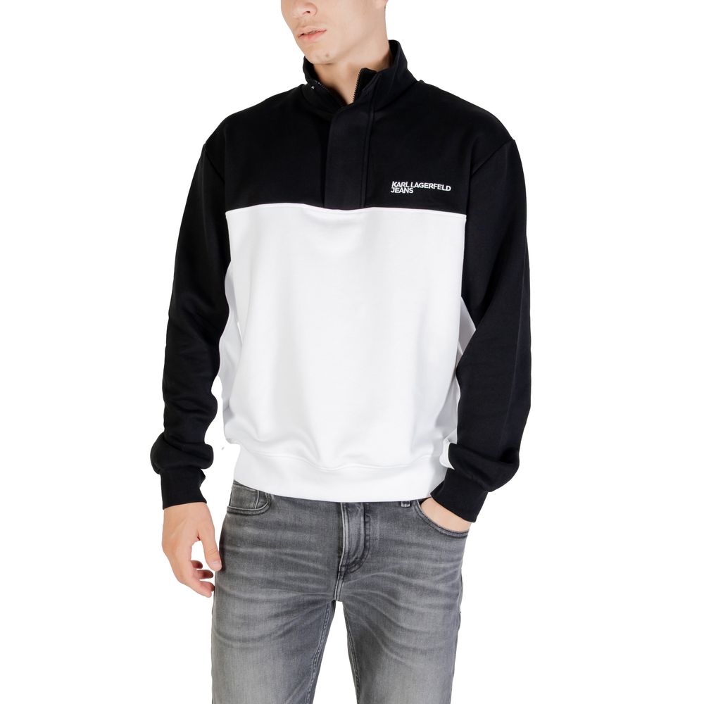 Sudadera Karl Lagerfeld Horn Blanca y Negra