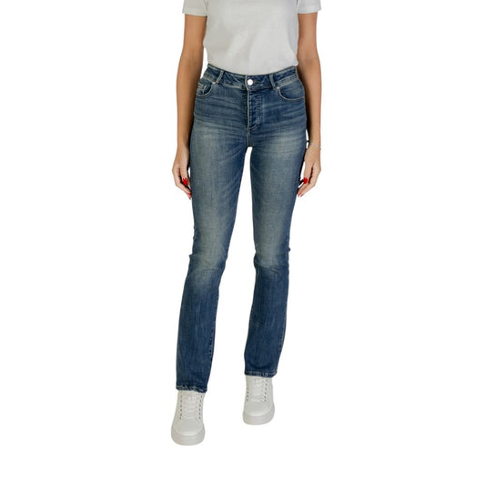 Jeans ajustados Armani Exchange de algodón azul