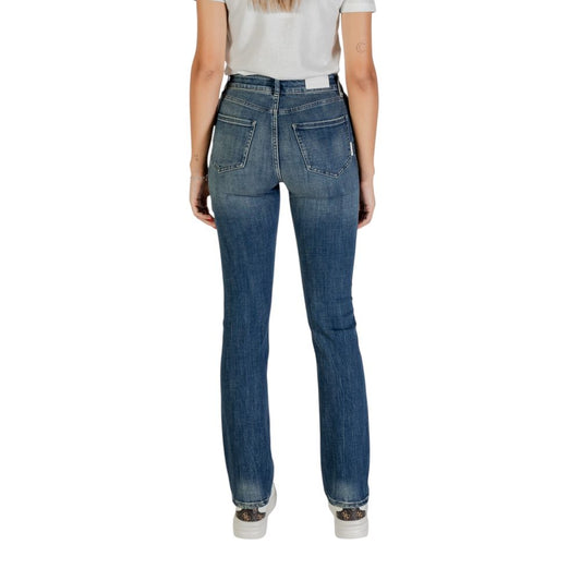 Jeans ajustados Armani Exchange de algodón azul