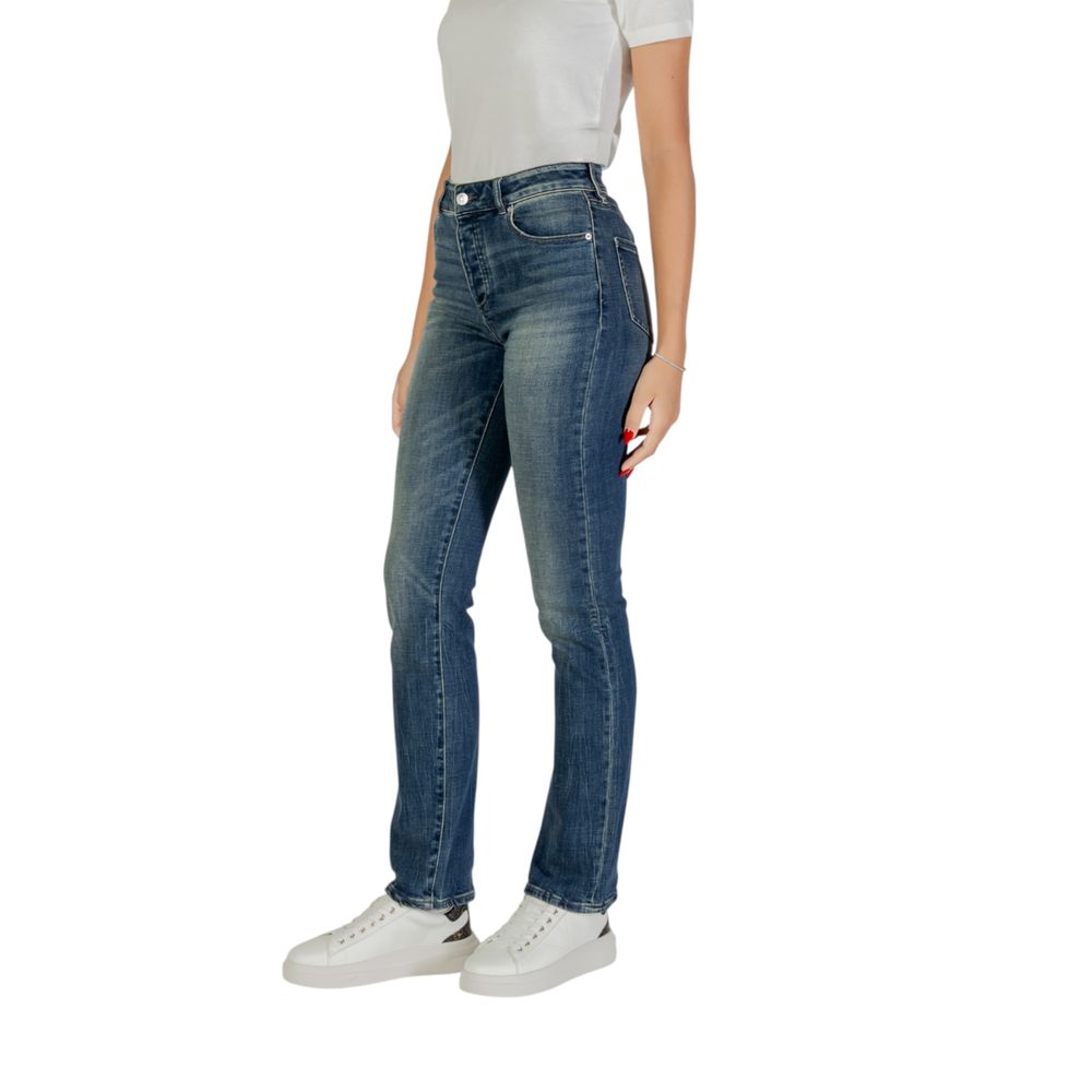Jeans ajustados Armani Exchange de algodón azul