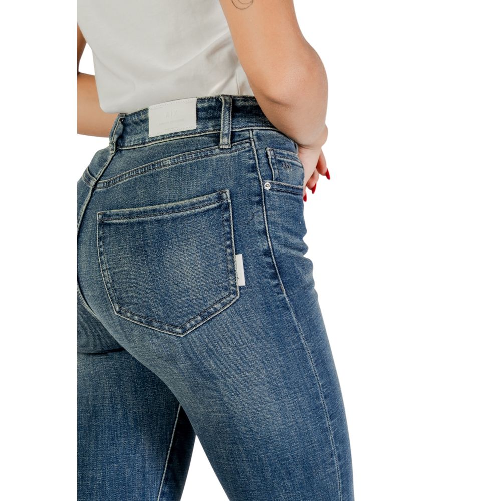 Jeans ajustados Armani Exchange de algodón azul
