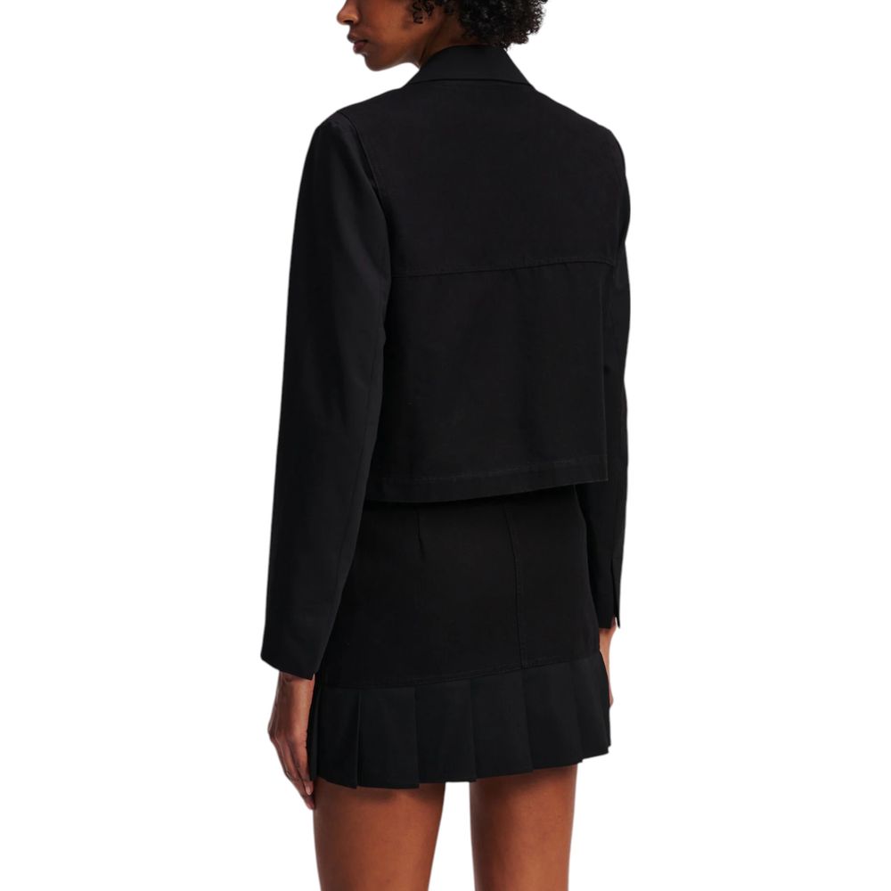 Blazer de poliéster negro Karl Lagerfeld