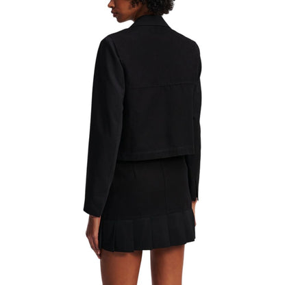 Blazer de poliéster negro Karl Lagerfeld