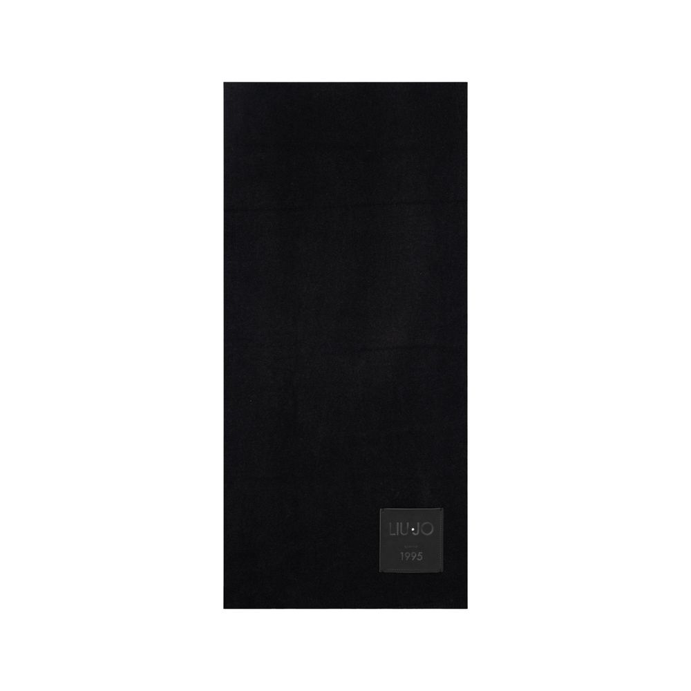 Gorro negro de poliéster Liu Jo