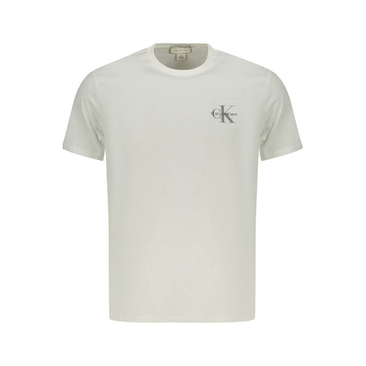 Camiseta de algodón blanco Calvin Klein para hombre