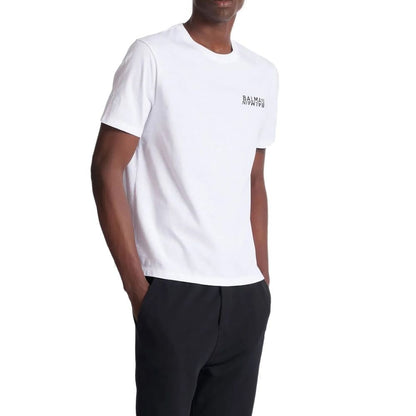 Camiseta Balmain de Algodón Blanco