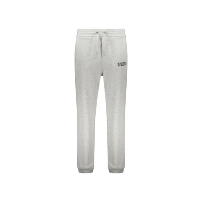 Pantalones de chándal Balmain de algodón gris (pantalones de entrenamiento)