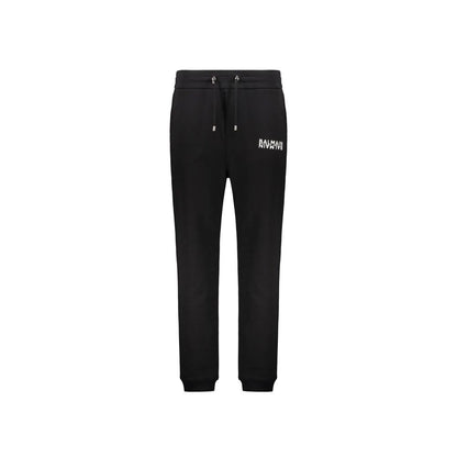 Pantalones Balmain de chándal negros de algodón