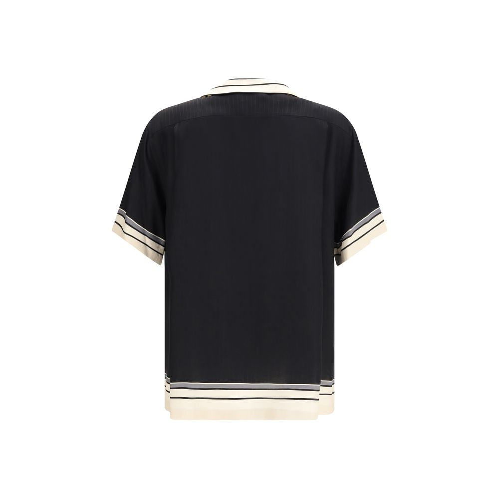 Chemise manches courtes en soie multicolore Dolce & Gabbana