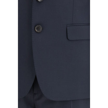 Traje de lana azul de Dsquared²