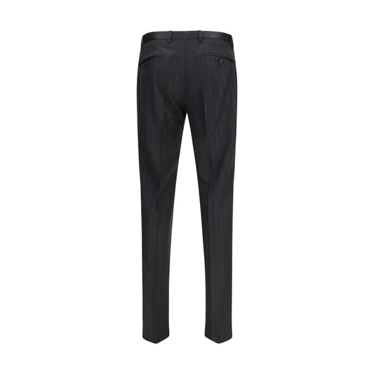Pantalones de vestir Dolce & Gabbana de lana negra Oves Aries