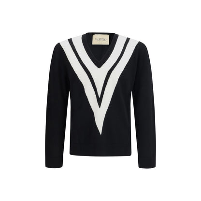 Sudadera Oves Aries de Lana Negra Valentino Garavani