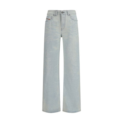 Jean droit Diesel en coton bleu