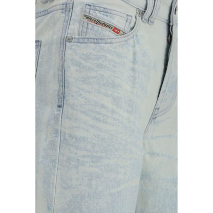 Jean droit Diesel en coton bleu