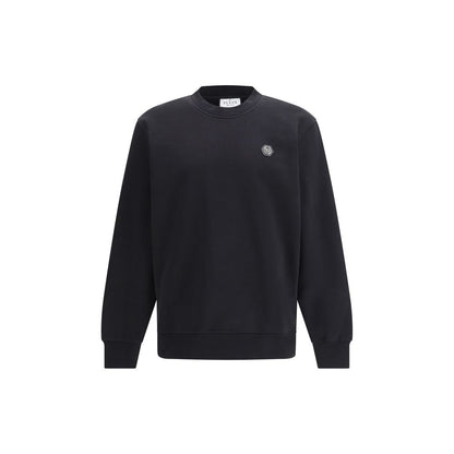 Sweat-shirt Philipp Plein en coton noir coupe droite