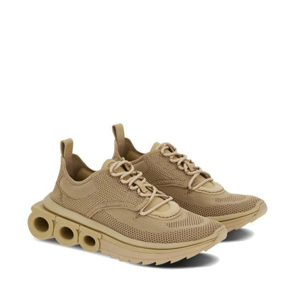 Zapatillas Deportivas Salvatore Ferragamo De Tejido Beige