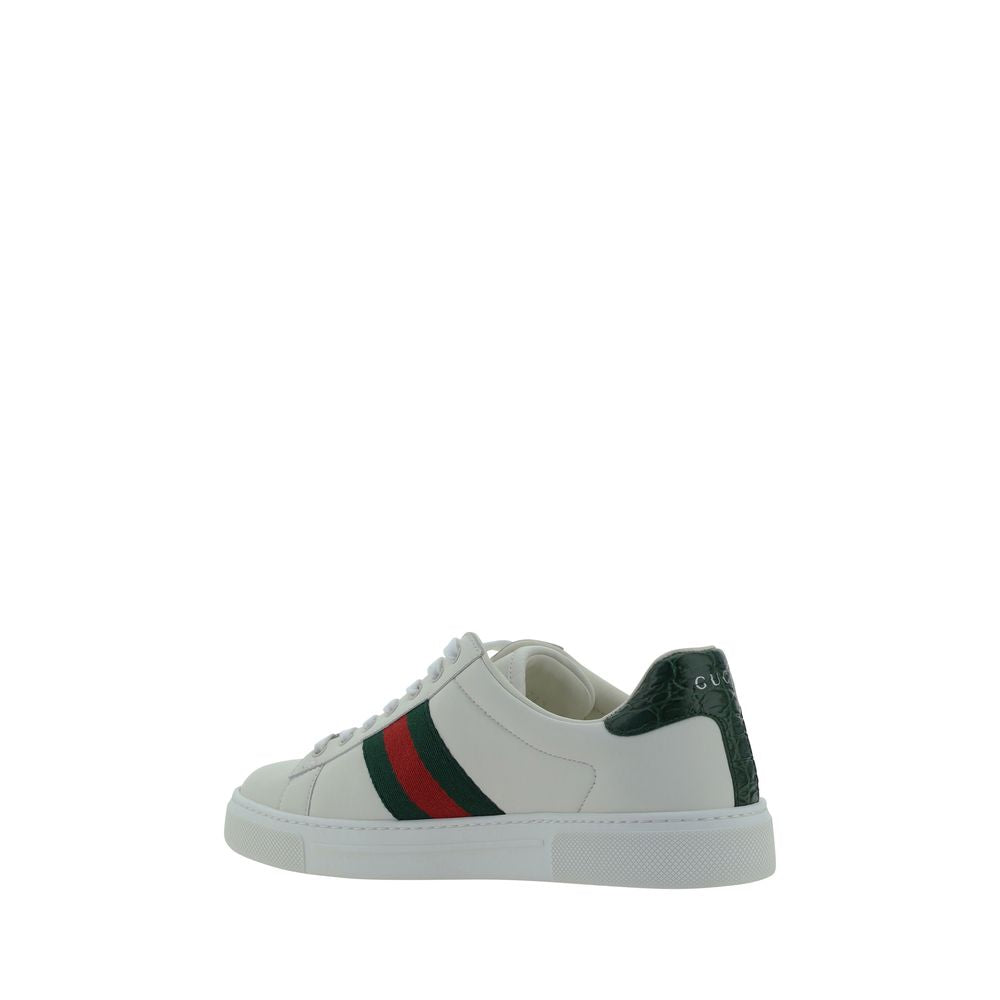 Gucci Low-Top Calf Leather White Bos Taurus Sneakers