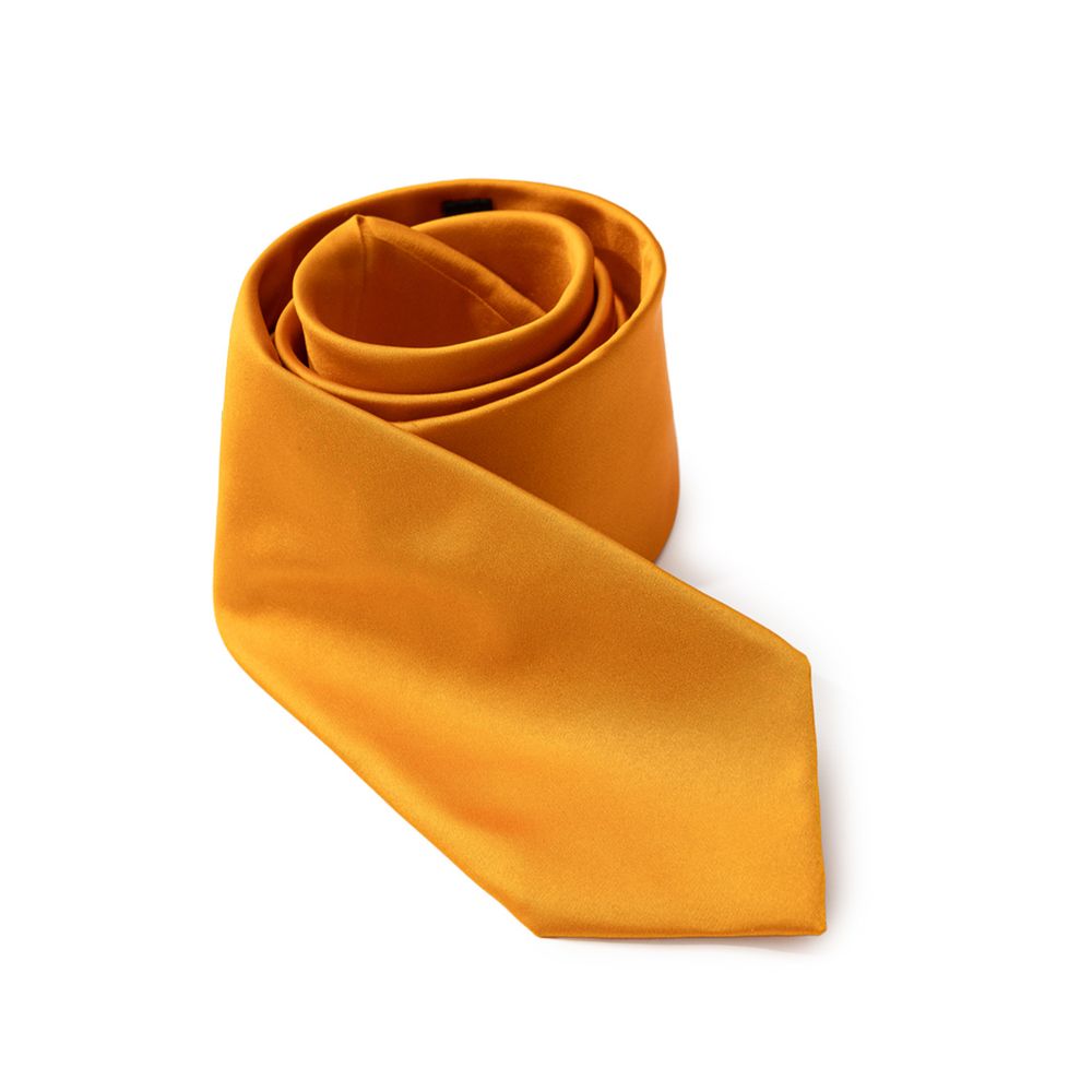 Corbata de seda naranja Dolce & Gabbana
