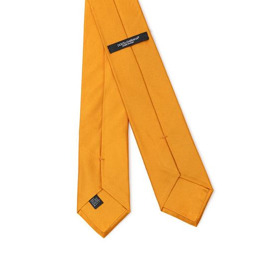 Corbata de seda naranja Dolce & Gabbana