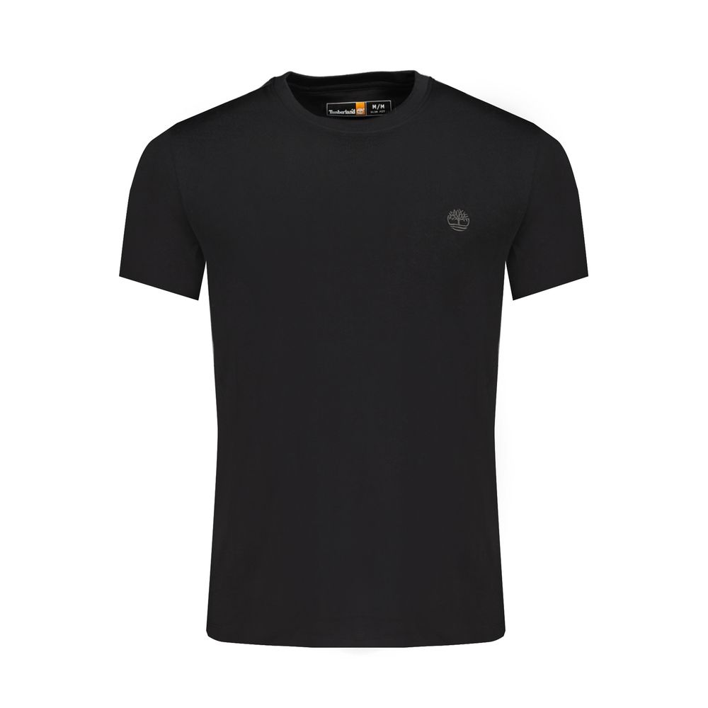 Camiseta de algodón negra para hombre Timberland